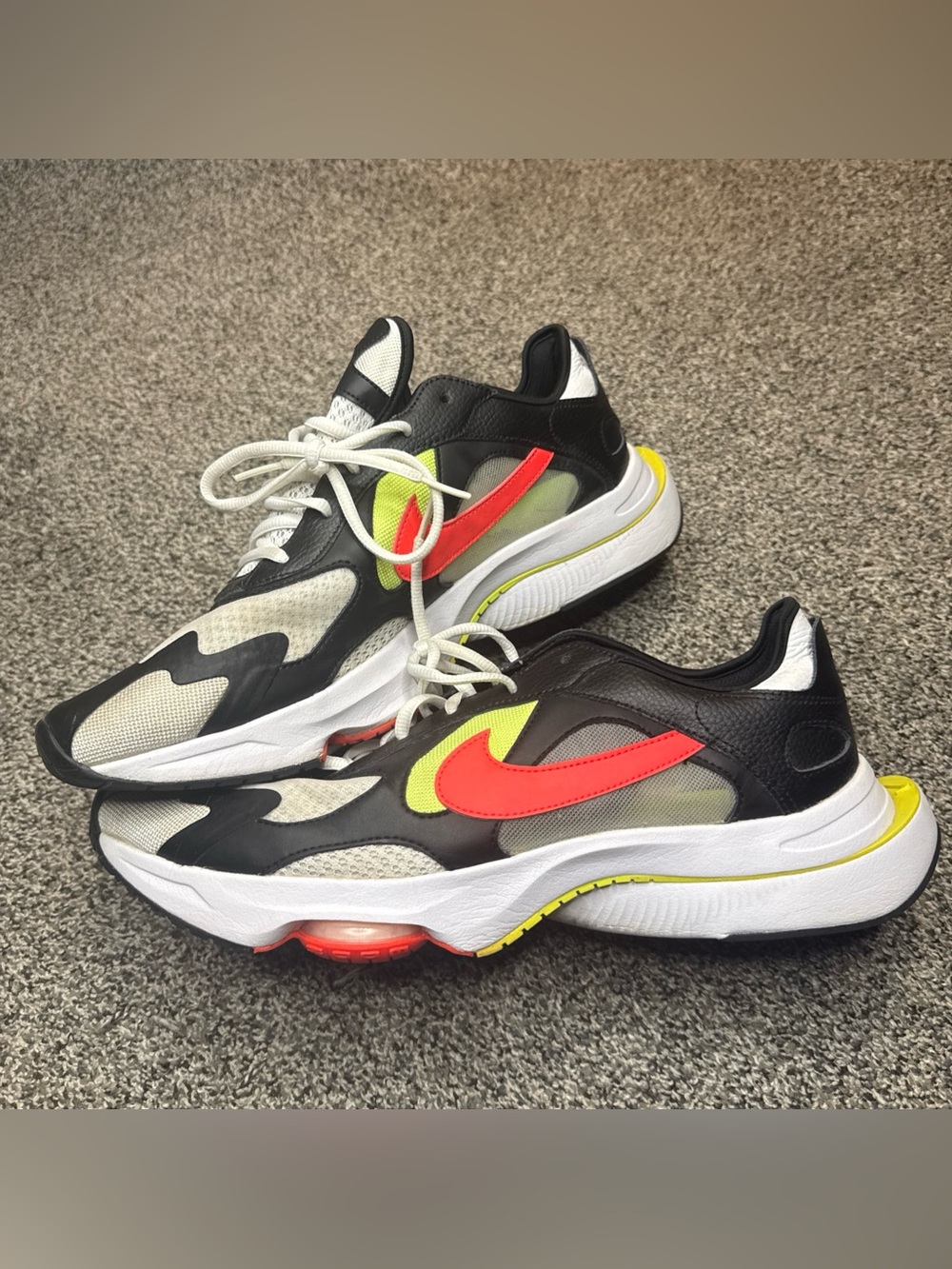 Nike Air Zoom Division Black Flash Crimson White Shoes Size 13 CK2946-001 No Box